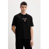 GUESS GJ SS OS BAKER LOGO TEE BLACK M6RI45K8HM0-JBLK