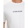 GUESS GJ SS CN SLIM LOGO EMBRO TEE T-SHIRT WHITE M4YI52K8HM0-G011