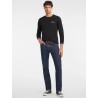 GUESS GJ LS CN SLIM AMERICAN TR TEE BLACK M4YI54K8HM0-JBLK