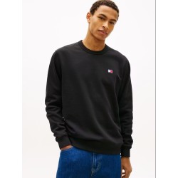 TOMMY HILFIGER TJM REG BADGE CREW HTR BLACK DM0DM21921-BDS