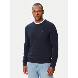 TOMMY HILFIGER TJM SLIM ESS LIGHT SWEATER EXT DARK NIGHT NAVY DM0DM22853-C1G