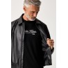 CALVIN KLEIN LS FAUX LEATHER BOMBER JKT BLACK LV04RG406G-UB1