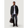 CALVIN KLEIN LS PADDED NYLON HARRINGTON JAC BLACK LV04RG500G-UB1