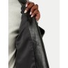 CALVIN KLEIN FAUX LEATHER MOTO JACKET BLACK LV047G515G-UB1