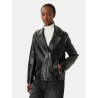 CALVIN KLEIN FAUX LEATHER MOTO JACKET BLACK LV047G515G-UB1