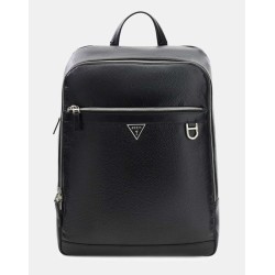 GUESS MONACO SQUARED BACKPACK LEATHER BLACK HMMOGRP6145-BLA