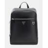 GUESS MONACO SQUARED BACKPACK LEATHER BLACK HMMOGRP6145-BLA