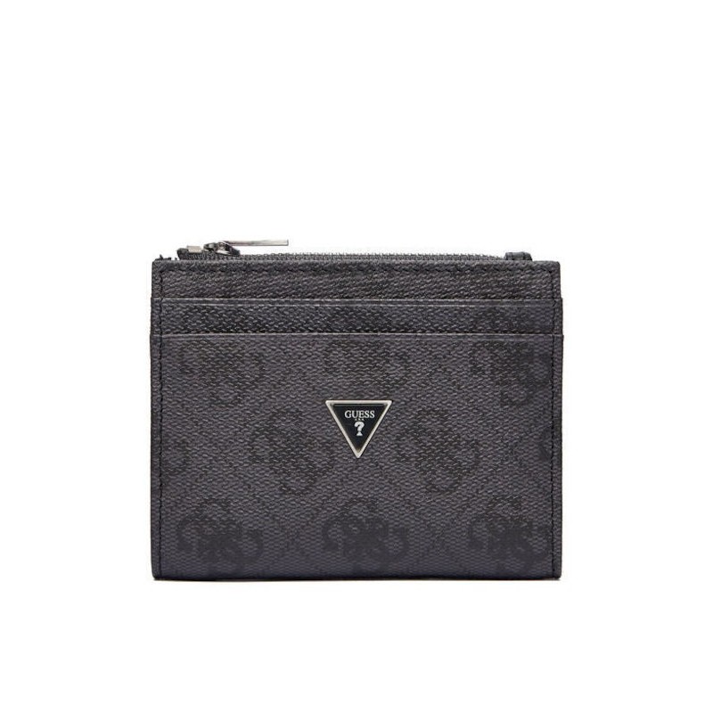 GUESS MILANO BIFOLD TOP ZIP WALLET LEATHER SMMALOLEA03-BLA
