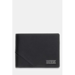GUESS BOSTON BILFORD MEDIUM WALLET LEATHER SMBOSPLEA20-BLA