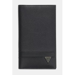GUESS MONACO PASSPORT CASE LEATHER SMMOGRLEA01-BLA