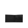 CALVIN KLEIN FOIL EMBOSS EW BILL FOLD W COIN WALLET LEATHER BLACK LV04D1138G-UB1