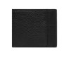 CALVIN KLEIN FOIL EMBOSS EW BILL FOLD W COIN WALLET LEATHER BLACK LV04D1138G-UB1