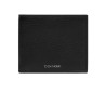 CALVIN KLEIN FOIL EMBOSS EW BILL FOLD W COIN WALLET LEATHER BLACK LV04D1138G-UB1