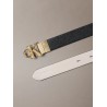 CALVIN KLEIN PEBBLE REV/ADJ 25MM LEATHER BLACK/CHATEAU ANTIQUE LIGHT LV04F7044G-YIJ
