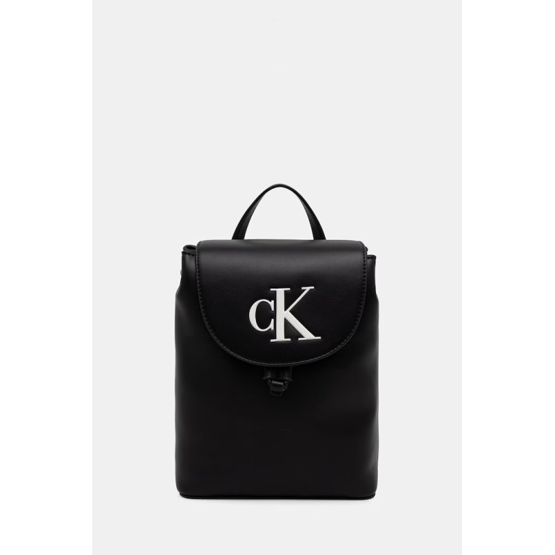CALVIN KLEIN BOLD FLAP MINI BACKPACK BLACK LV04F3893G-3L2