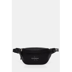CALVIN KLEIN BOLD LOGO WEBBING WAISTBAG BLACK LV04D3630G-UB1