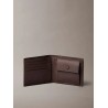 CALVIN KLEIN FOIL EMBOSS EW BILL FOLD W COIN LEATHER CHOCOLATE MARTINI LV04D1138G-YG1