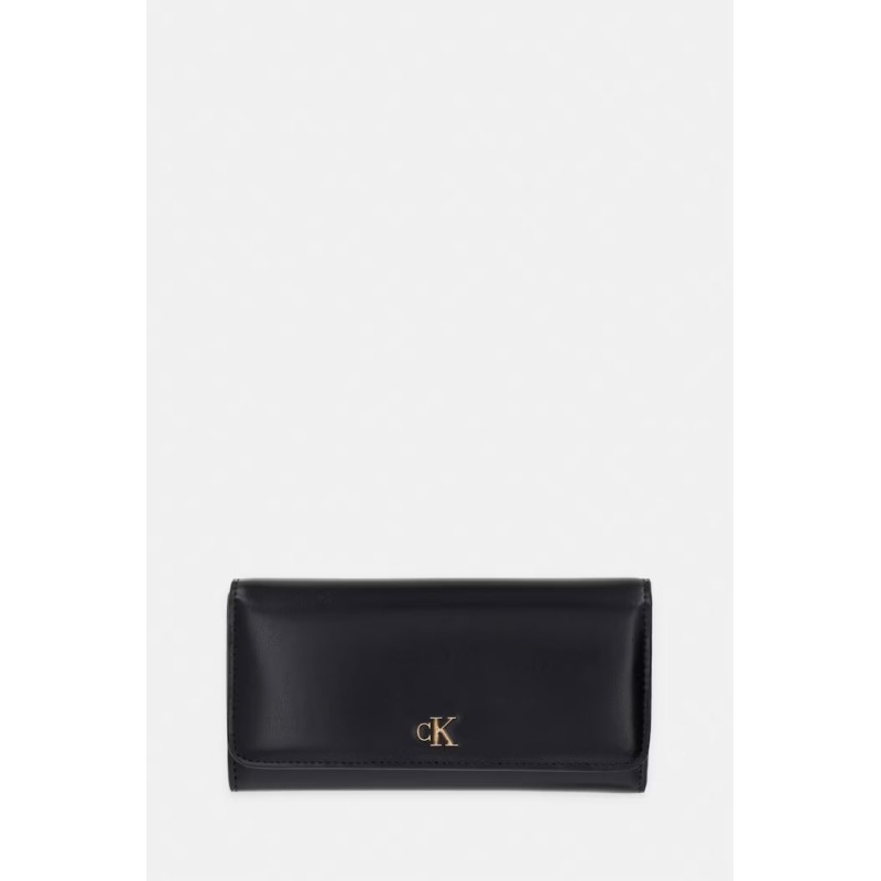 CALVIN KLEIN LONG WALLET LEATHER BLACK LV04F1224G-UB1