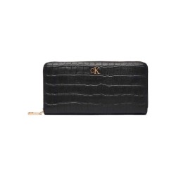 CALVIN KLEIN CROC LONG ZIP AROUND LEATHER WALLET LV04F1096G-UB1