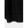 CALVIN KLEIN EMBLEM AOP GLOSSY TONAL SCARF BLACK LV04F8096G-UB1