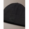 CALVIN KLEIN FINE RIB BEANIE BLACK LV04D8020G-UB1