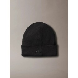 CALVIN KLEIN FINE RIB BEANIE BLACK LV04D8020G-UB1