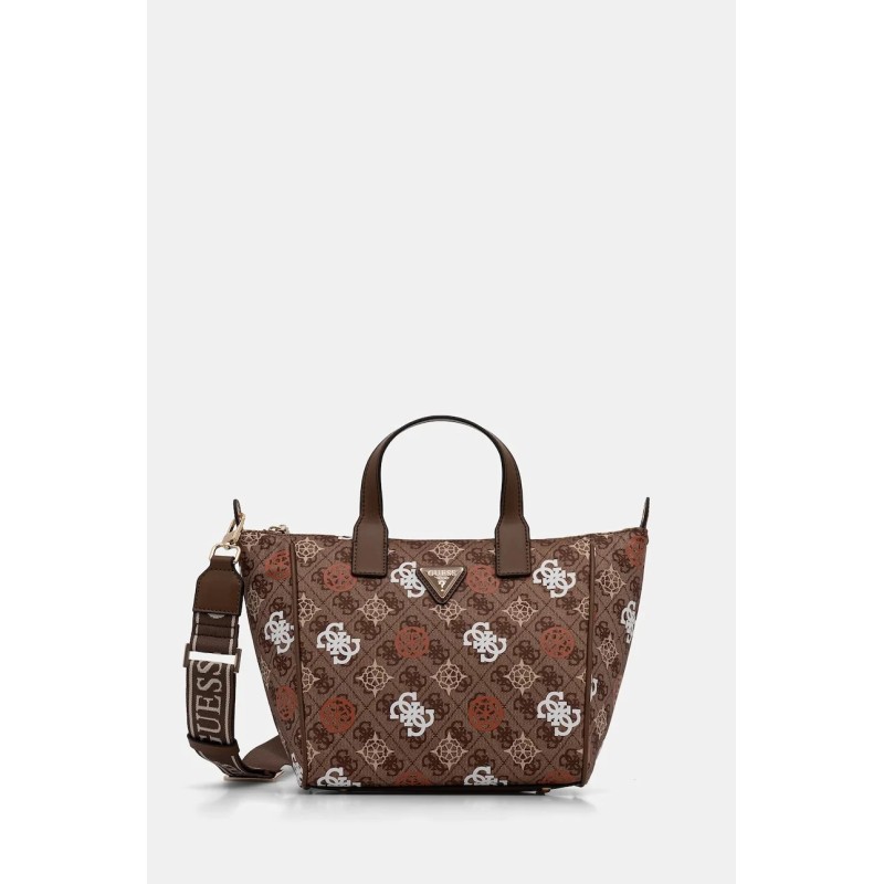 GUESS ELIETTE LOGO TRAVEL CROSSBODY BAG HWNP9315019-GINGER LOGO