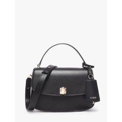 GUESS AUDREY CONVERTIBLE XBODY FLAP SHOULDER/CROSSBODY BAG BLACK HWVG9734210-BLA