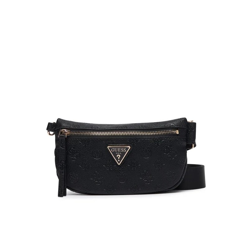 GUESS DEVON SLING BELTBAG BLACK LOGO HWDP97450830-BLA