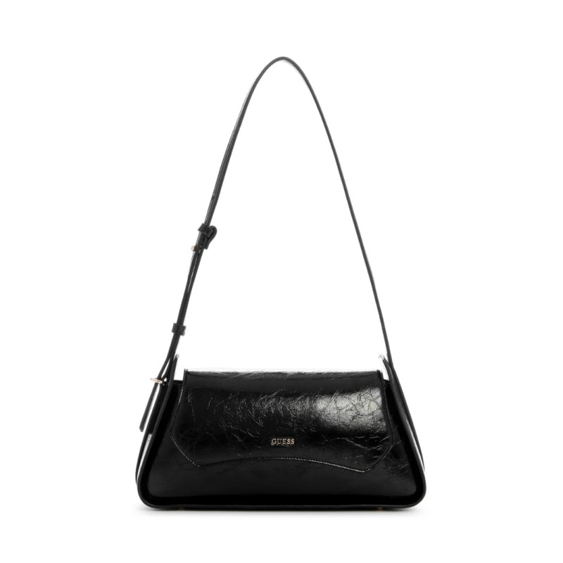 GUESS XENA FLAP SHOULDER BAG BLACK HWTC9731190-BLA