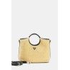 GUESS KIRSTEN MINI SATCHEL HWWG974376-NATURAL/BLACK