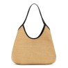 GUESS KIRSTEN HOBO SHOULDER BAG HWWG9743010-NATURAL/BLACK