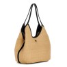 GUESS KIRSTEN HOBO SHOULDER BAG HWWG9743010-NATURAL/BLACK