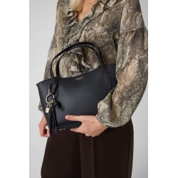 GUESS MELODY 2 IN 1 SATCHEL BAG BLACK HWBG9735060-BLA