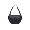 GUESS COLEEN LOGO FLAP SHOULDER BAG COAL LOGO HWSG9756190-CLO