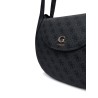 GUESS COLEEN LOGO FLAP SHOULDER BAG COAL LOGO HWSG9756190-CLO