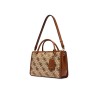 GUESS AUDREY LOGO SHOULDER BAG LATTE LOGO HWJG9755070-LTL