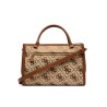 GUESS AUDREY LOGO SHOULDER BAG LATTE LOGO HWJG9755070-LTL
