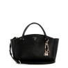 GUESS GILDA 3 COMP SATCHEL BAG BLACK HWZG9747060-BLA
