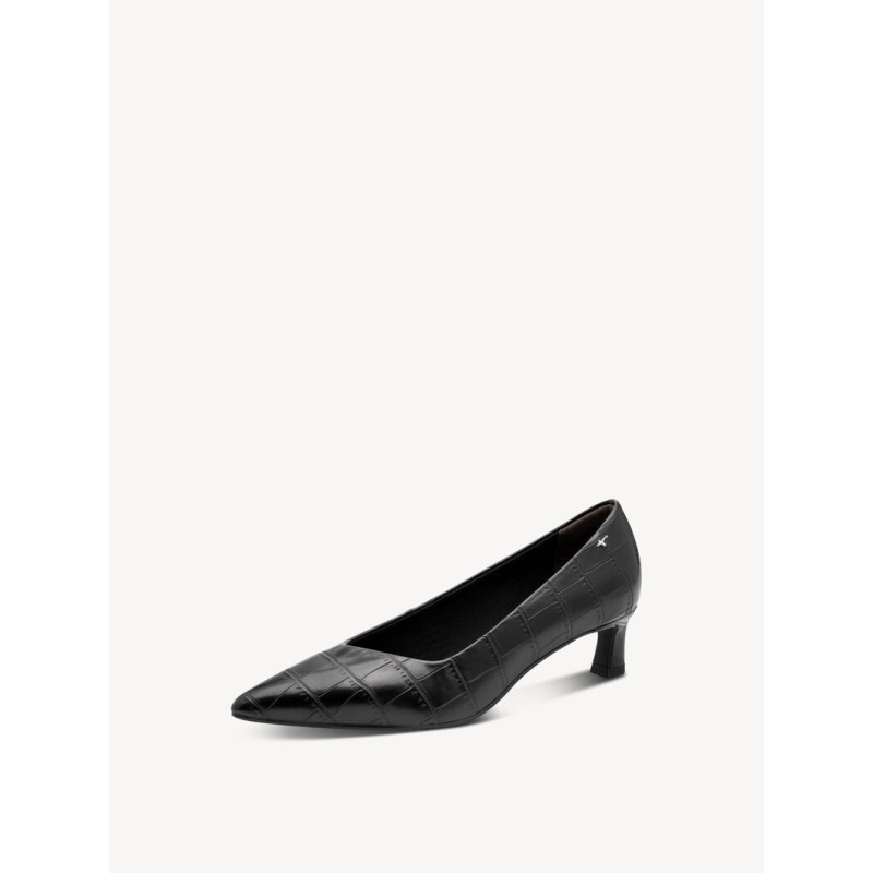 TAMARIS PUMP BLACK CROCO 1-22351-47-028