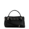 GUESS CAMELIA 3 COMP SATCHEL BAG BLACK HWBG9742060-BLA