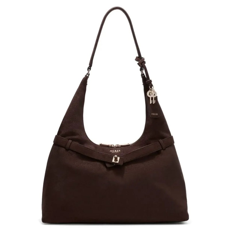 GUESS ELLA HOBO SHOULDER BAG ESPRESSO HWSG9754010-ESPRESSO