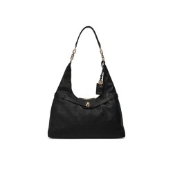 GUESS ELLA LOGO HOBO SHOULDER BAG BLACK HWPD9746010-BLA