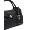 GUESS ELLA LOGO GIRLFRIEND SATCHEL BLACK HWPD9746050-BLA