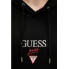 GUESS JEANS REG BAKER LOGO HOODIE BLACK M6RQ26KCPR1-JBLK