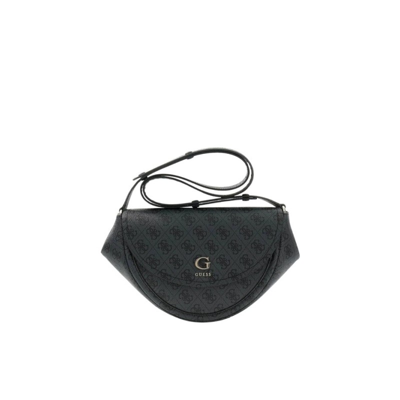 GUESS COLEEN LOGO CROSSBODY BAG COAL LOGO HWSG9756210-CLO