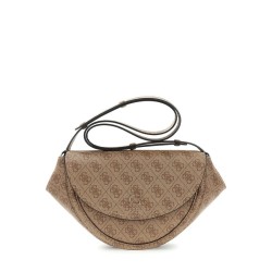 GUESS COLEEN LOGO CROSSBODY BAG LATTE LOGO HWSG9756210-LTL