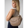 GUESS COLEEN LOGO FLAP SHOULDER BAG LATTE LOGO HWSG9756190-LTL