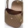 GUESS COLEEN LOGO FLAP SHOULDER BAG LATTE LOGO HWSG9756190-LTL