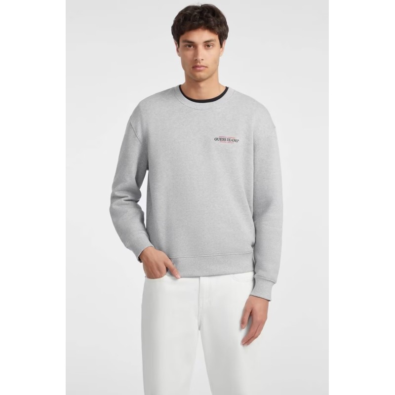 GUESS GJ CN REG AMERICAN TRAD SWEATSHIRT GREY M4YQ17K9V31-H90Z